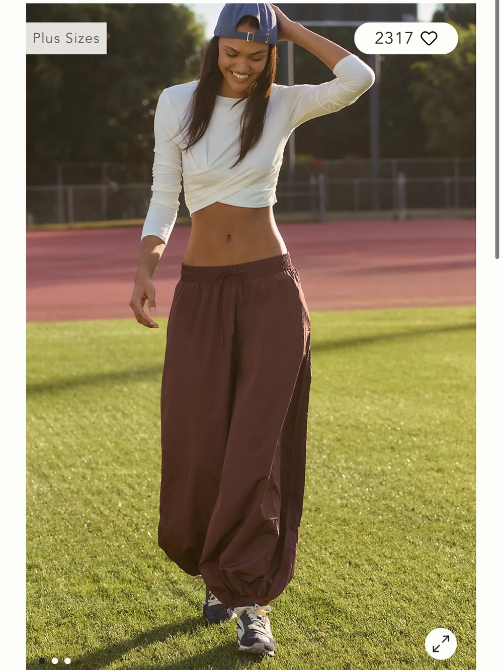 ANTHROPOLOGIE Wide-Leg Daily Practice Balloon Pants